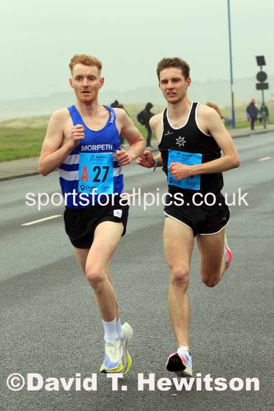 Senior mens 12 Stage 2023 Northern Mens 12 stage and Womens 6 Stage Relays and Young Athletes, Redcar. Photo: David T. Hewitson/Sports for All Pics